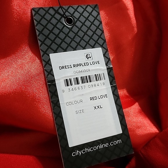 City Chic Ripple Love Off Shoulder formal party Maxi Dress plus size 24 3X new - Picture 13 of 16